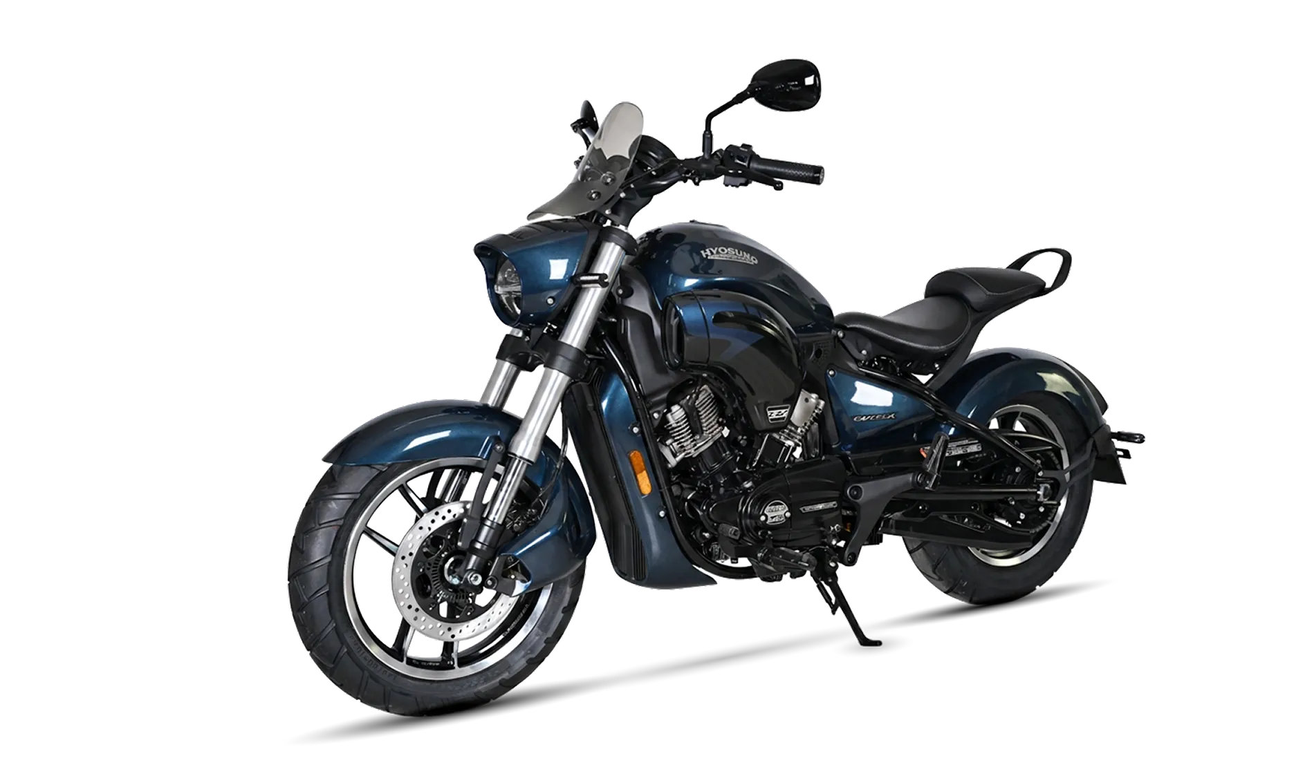 Hyosung GV125R – wersja niebieska