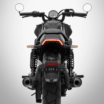 Hyosung GV125X – widok z tyłu
