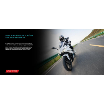 KOVE 350 RR – dwucylindrowy silnik 344 cm³