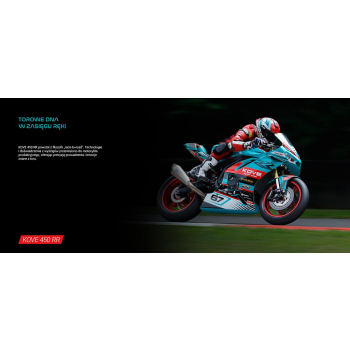 KOVE 450 RR na torze