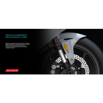 KOVE 450 RR – widelec upside-down
