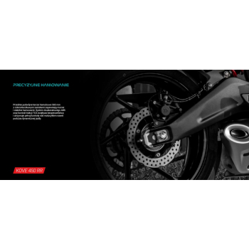 KOVE 450 RR – hamulce z ABS
