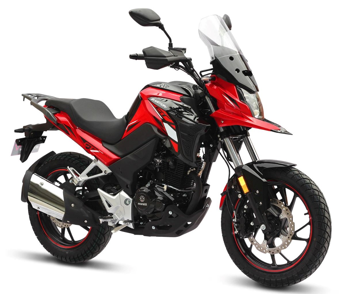 BARTON GT 125 w wersji czerwono-czarnej