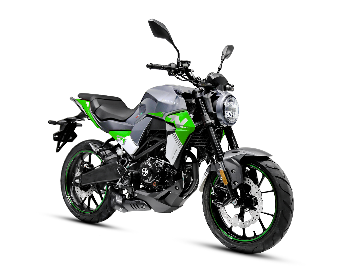 BARTON NAKED 125 – widelec upside-down i felgi 17 cali
