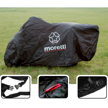 Pokrowiec na motocykl z kufrem rozmiar S Moretti