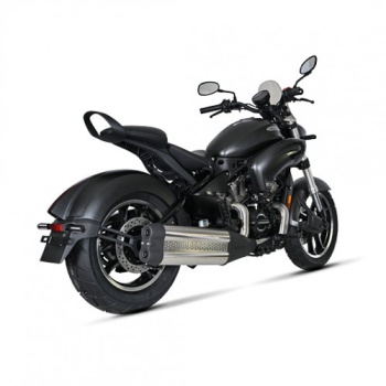 Hyosung GV125R – widok z przodu z boku