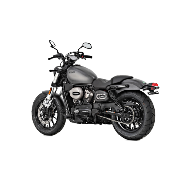 Hyosung GV125S EVO – widok z tyłu z boku