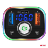 Transmiter samochodowy FM 2×USB-A 1×USB-C microSD -101338