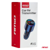 Transmiter samochodowy FM 1×USB-A 1×USB-C 12V 24V -101376