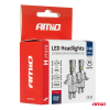 Żarówki samochodowe LED seria H-mini H4/H19 6500K -101800