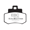 KLOCKI HAMULCOWE EBC SFA356 -101827