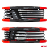 Klucze TORX składane 8szt. CRV AMIO-04789-101923