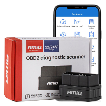 Skaner tester interfejs diagnostyczny AMiO OBD2 BT
