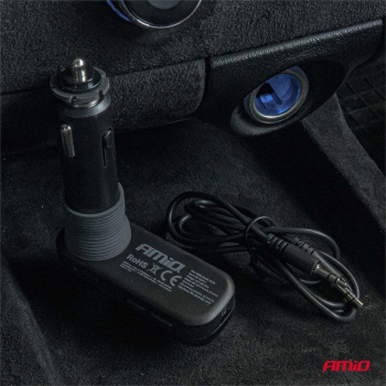 Transmiter samochodowy FM 2×USB-A 1×USB-C mircoSD -101343