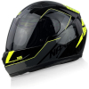 KASK MOTOCYKLOWY F34/D/YM junior ŻÓŁTY FLUO