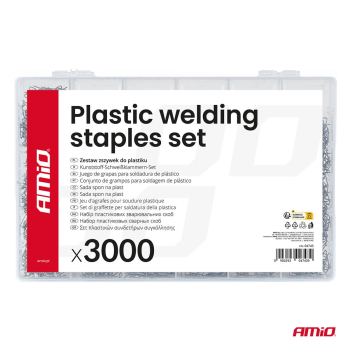 Zestaw zszywek do plastiku duży 3000szt. AMIO-0474-102167