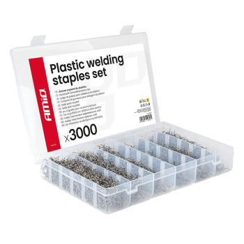 Zestaw zszywek do plastiku duży 3000szt. AMIO-0474