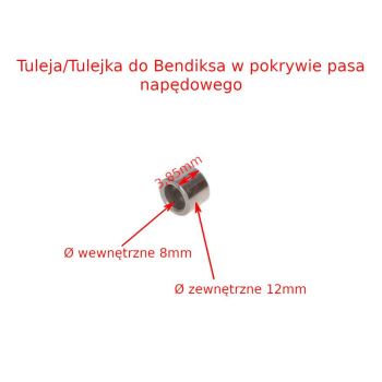 TULEJKA DO BENDIXA W POKRYWIE PASKA NAPĘDOWEGO 4T-1062