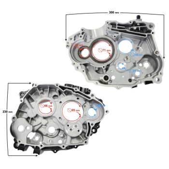 Karter silnika lewy GT 125