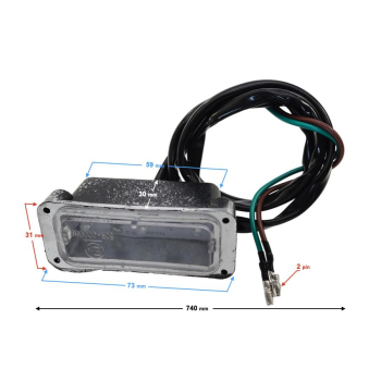 Lampa tablicy rejestracyjnej Volcano 50-12093