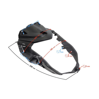 Obudowa reflektora przedniego do motoroweru FR 2
