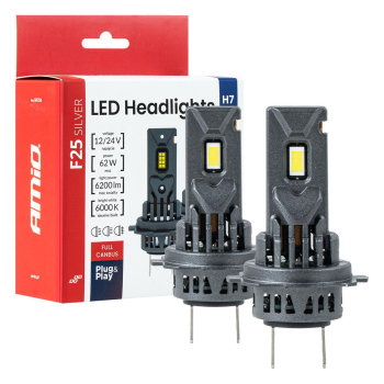 Żarówki samochodowe LED F25 SILVER FULL CANBUS 62W-128002