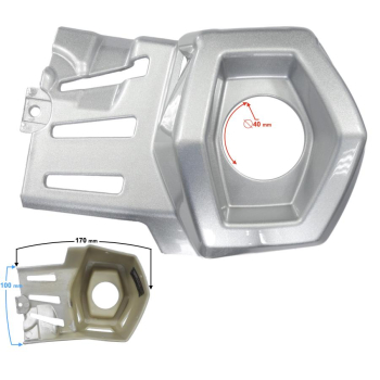 Osłona wylotu tłumika lewa Hyper 125