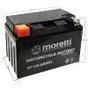 Akumulator Moretti AGM (Gel) MT12A-BS-130190