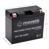 Akumulator Moretti AGM (Gel) MT12B-130359
