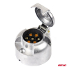 Gniazdo haka przyczepy aluminiowe 7 PIN AMIO-03217-130560