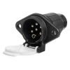 Gniazdo przyczepy 7 PIN typ S 24V TIR AMIO-03223-130610