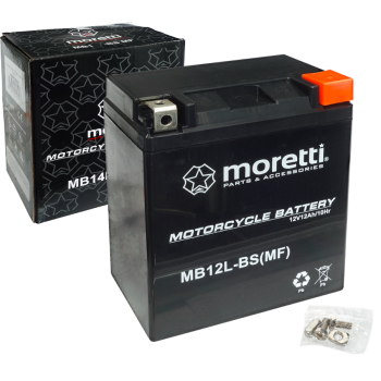Akumulator Moretti AGM (Gel) MB12L-BS-130175