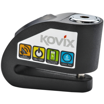 Blokada tarczy hamulcowej z alarmem KOVIX KD6 czar-130448