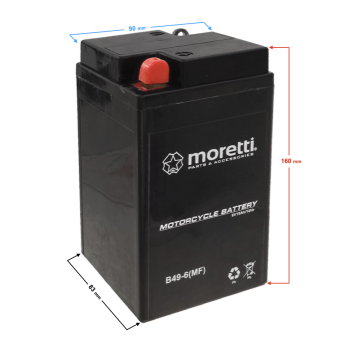 Akumulator Moretti 6V AGM (Gel) B49-6-130474