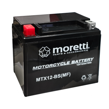 Akumulator Moretti AGM (Gel) MTX12-BS-130508