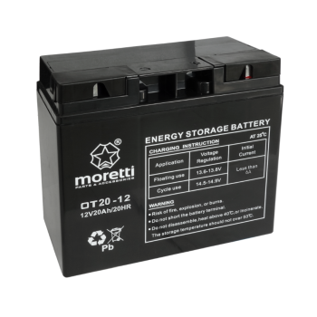 Akumulator Moretti (Gel) OT 12V/20 AH do kosiarki-130721