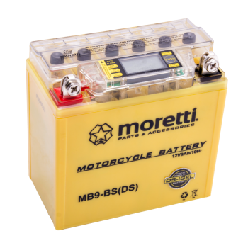 Akumulator Moretti 12V AGM (I-Gel) MB9-BS ze wskaź-130841