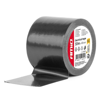 Taśma izolacyjna szkot czarna PCV 48mm x 10m AMIO--131805