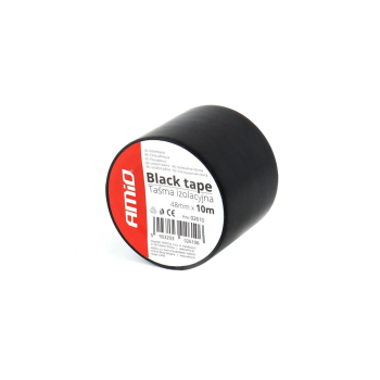 Taśma izolacyjna szkot czarna PCV 48mm x 10m AMIO--131808