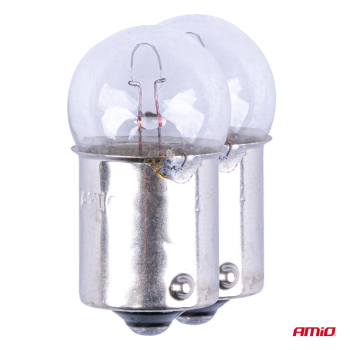Żarówki halogenowe R10W BA15s 12V 2szt. blister AM-132533