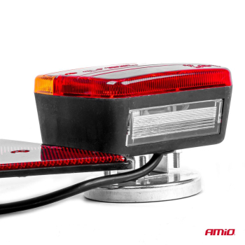 Zestaw świateł lamp do przyczepki na magens AMIO-0-132771