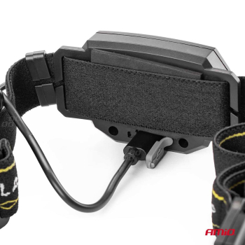 Latarka lampa czołowa LED LH04 AMIO-02826-133695