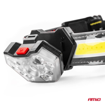 Latarka lampa czołowa LED LH04 AMIO-02826-133703