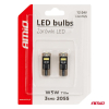 Żarówki LED CANBUS T10e W5W 3x2055 SMD White 12V 2-134080
