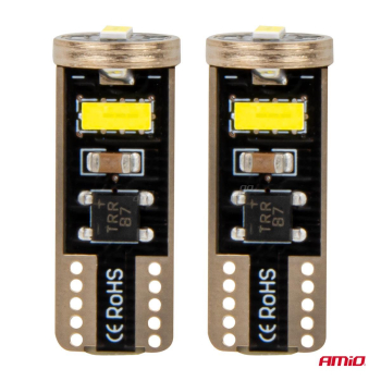 Żarówki LED CANBUS T10e W5W 3x2055 SMD White 12V 2-134076