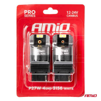Żarówki LED CANBUS seria PRO P27W 4x3030 SMD White-134089