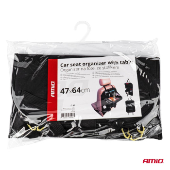Organizer na fotel samochodowy ze stolikiem AMIO-0-134979