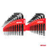 Klucze IMBUS HEX TORX CRV imbusy zestaw czarne 22 -135295