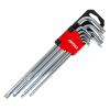 Klucze TORX długie 230 mm 9 szt. TKL AMIO-01039-135411