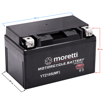 Akumulator Moretti AGM (Gel) MTZ10S-135157